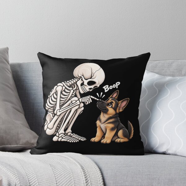 Item preview, Funny Skeleton German Shepherd Dog Boop Halloween Design Mom Dad designed and sold by rafaeltto.
