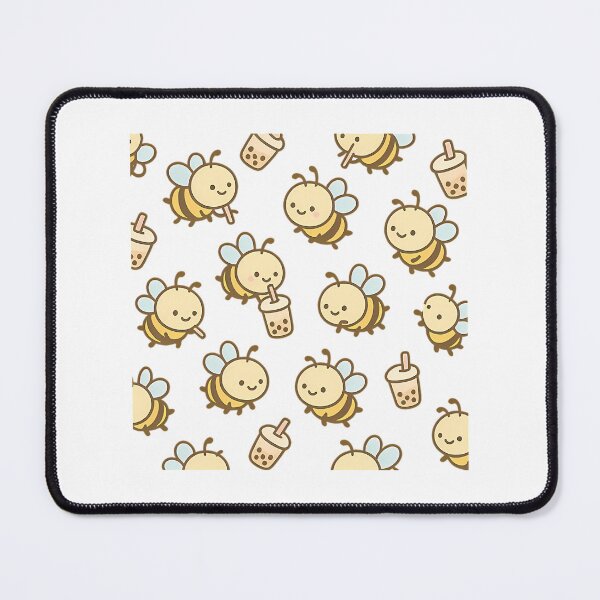 Item preview, Buzzin For Boba Kawaii Bee Pattern designed and sold by jordinneri.