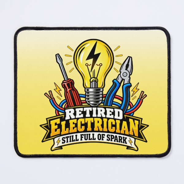 Item preview, Retired Electrician Still Full Of Sparks | Retired Electrician Crewneck designed and sold by Xpression876.