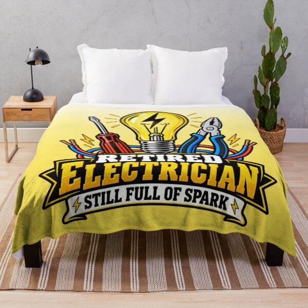 Item preview, Retired Electrician Still Full Of Sparks | Retired Electrician Crewneck designed and sold by Xpression876.