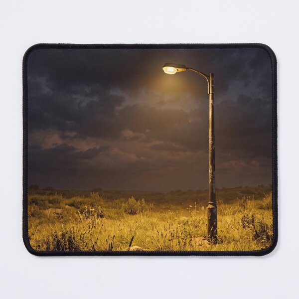 Item preview, Lonely Street Light In Golden Field Night designed and sold by Mr besho.