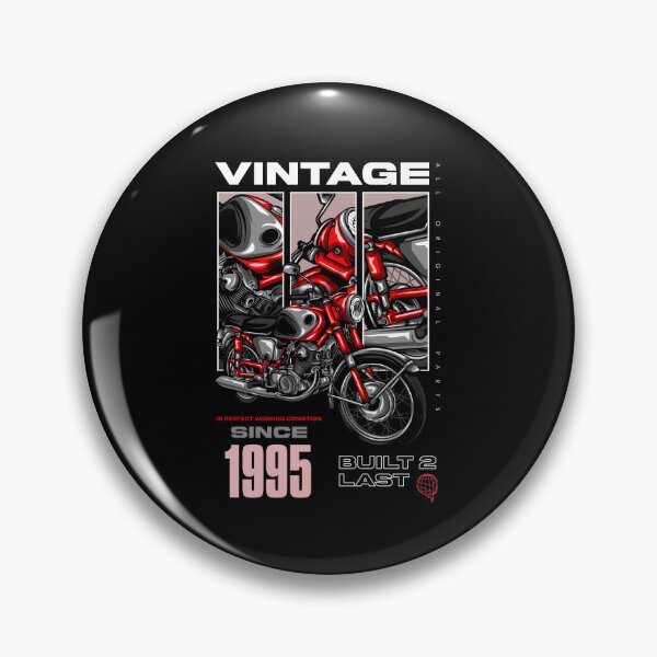 Item preview, Vintage Motorcycle Bikers Motorbike Birthday 1995 designed and sold by JRRTs.