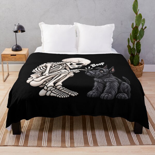 Item preview, Funny Skeleton Giant Schnauzer Dog Boop Halloween Design Mom Dad designed and sold by rafaeltto.