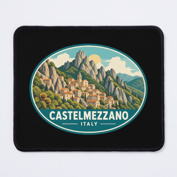 Item preview, Discover Castelmezzano in Italy Mountain Village Scenery designed and sold by turtlestart.