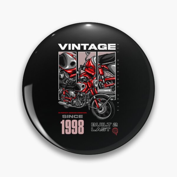 Item preview, Vintage Motorcycle Bikers Motorbike Birthday 1998 designed and sold by JRRTs.