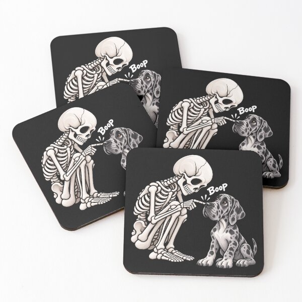 Item preview, Funny Skeleton Great Dane Dog Boop Halloween Design Mom Dad designed and sold by rafaeltto.