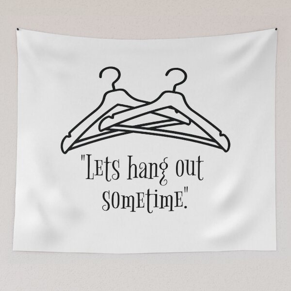 Item preview, Let’s Hang Out designed and sold by Lifer Art and Design.