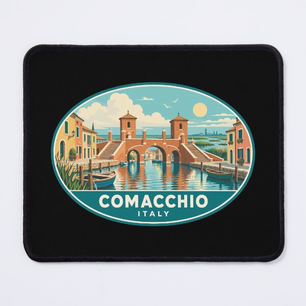 Item preview, Discover Comacchio in Italy Vintage Canal Town designed and sold by turtlestart.