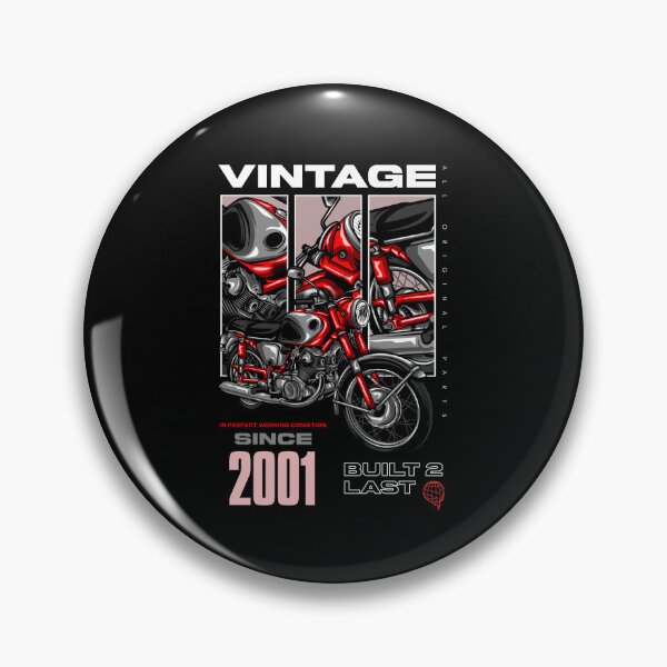 Item preview, Vintage Motorcycle Bikers Motorbike Birthday 2001 designed and sold by JRRTs.