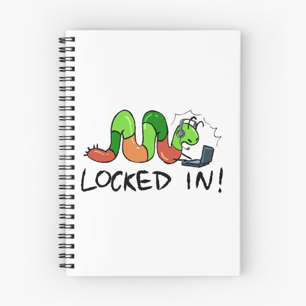 Item preview, Locked in Caterpillar Sticker designed and sold by Oli-gib.