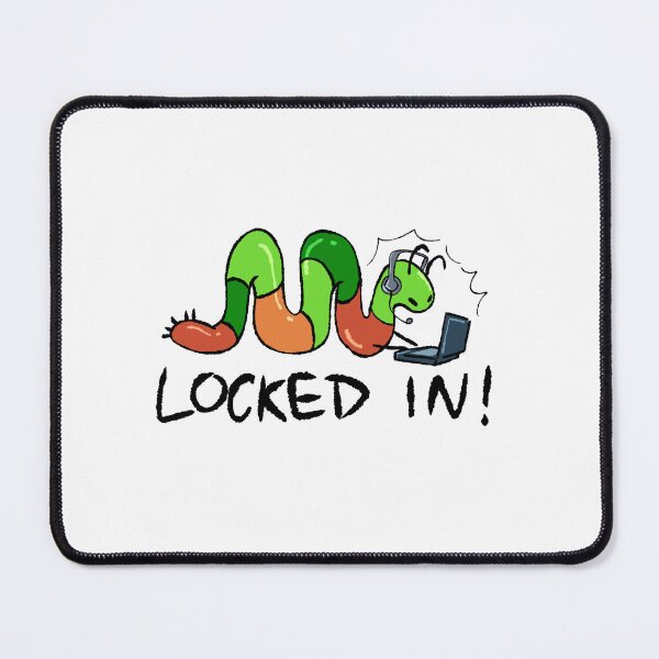 Item preview, Locked in Caterpillar Sticker designed and sold by Oli-gib.