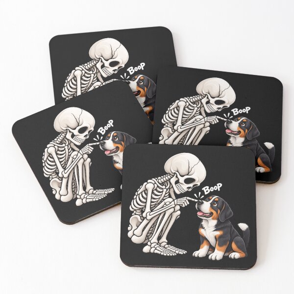 Item preview, Funny Skeleton Great Swiss Mountain Dog Boop Halloween Design Mom Dad designed and sold by rafaeltto.