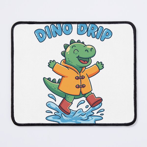 Item preview, Dino Drip Raincoat Fun designed and sold by Chillo tees.