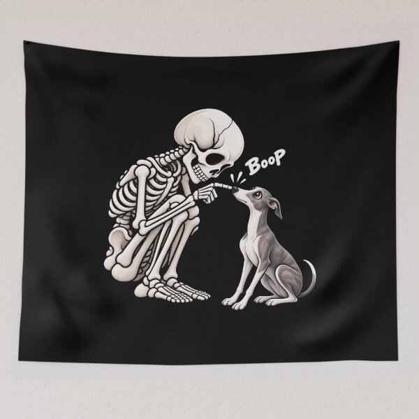 Item preview, Funny Skeleton Greyhound Dog Boop Halloween Design Mom Dad designed and sold by rafaeltto.