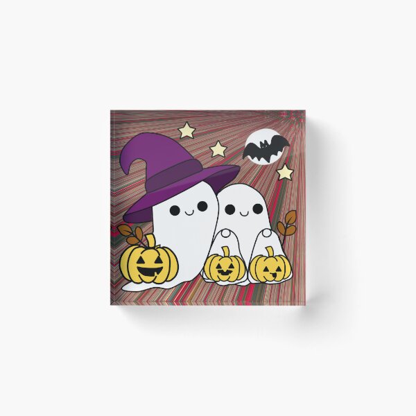 Item preview, Cute Halloween Ghost Family Pumpkins Bat designed and sold by MigWhimsy.