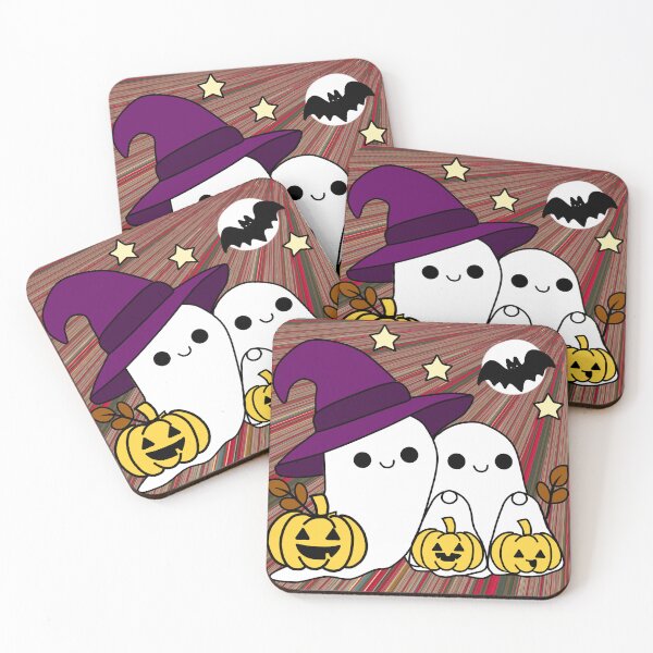 Item preview, Cute Halloween Ghost Family Pumpkins Bat designed and sold by MigWhimsy.