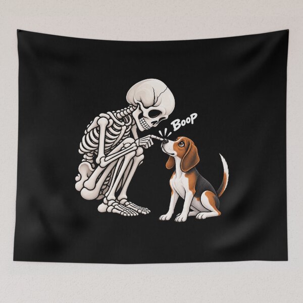 Item preview, Funny Skeleton Harrier Dog Boop Halloween Design Mom Dad designed and sold by rafaeltto.