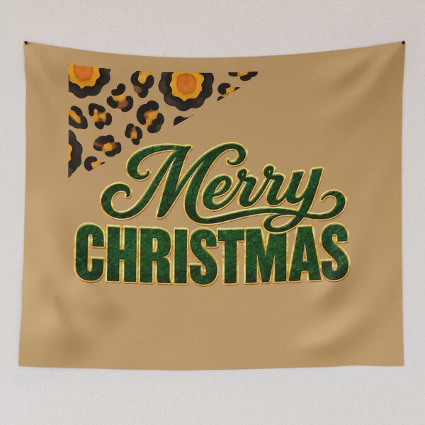 Item preview, Christmas Leopard Pattern Typography PNG  designed and sold by annenambiro.