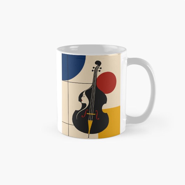 Item preview, Woman and Cello Art Print, Bauhaus Music Print, Female Musician Art, Cello Player Gift, Abstract Music Print, Mid Century Modern Decor designed and sold by Studio pod Burom.