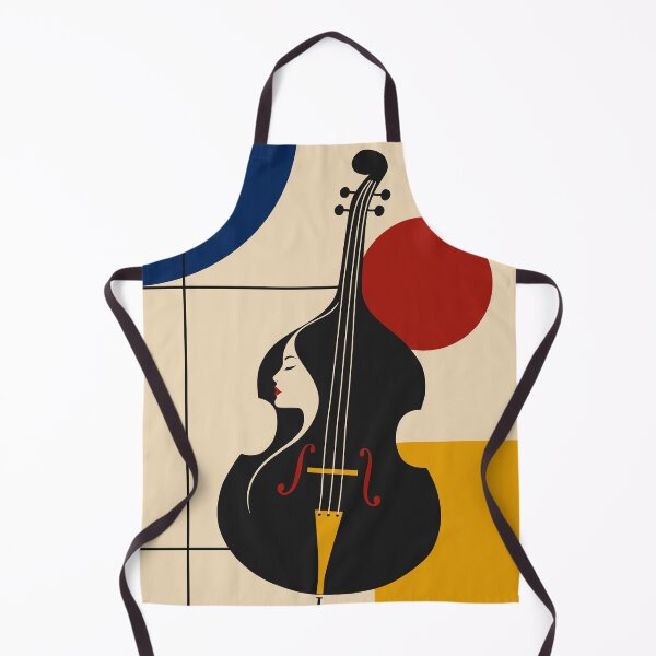 Item preview, Woman and Cello Art Print, Bauhaus Music Print, Female Musician Art, Cello Player Gift, Abstract Music Print, Mid Century Modern Decor designed and sold by Studio pod Burom.