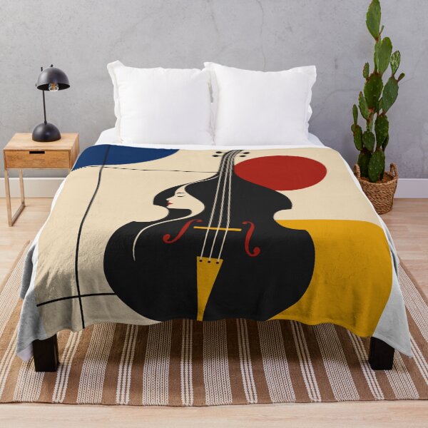 Item preview, Woman and Cello Art Print, Bauhaus Music Print, Female Musician Art, Cello Player Gift, Abstract Music Print, Mid Century Modern Decor designed and sold by Studio pod Burom.