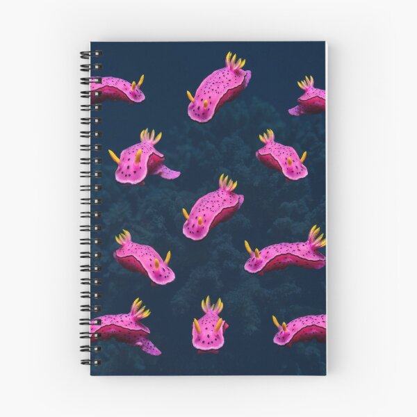 Item preview, Pink Nudibranch – Bold Sea Slug Pattern designed and sold by Helt-enkelt.