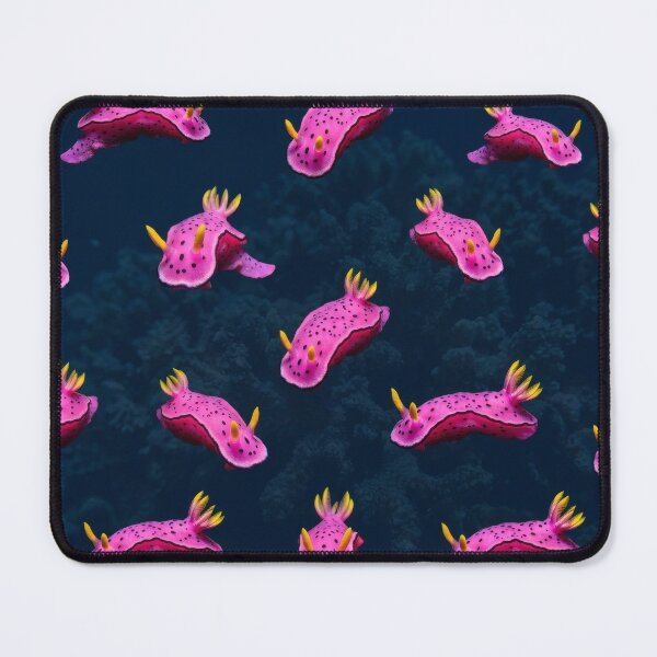 Item preview, Pink Nudibranch – Bold Sea Slug Pattern designed and sold by Helt-enkelt.