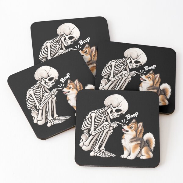 Item preview, Funny Skeleton Icelandic Sheepdog Boop Halloween Design Mom Dad designed and sold by rafaeltto.