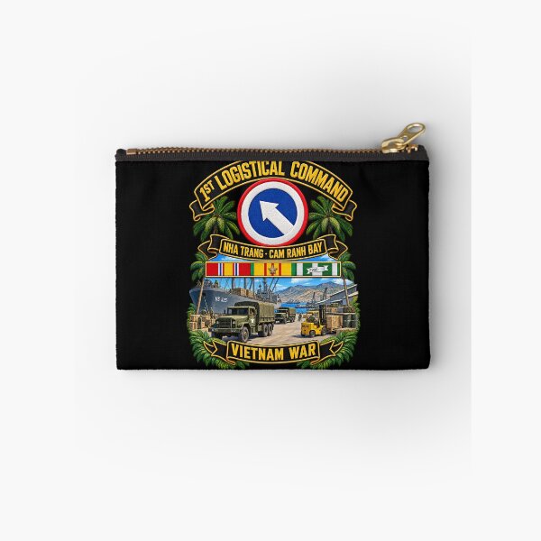 Item preview, Army - 1st Logistical Command - SSI - Nha Trang - Cam Ranh Bay - Vietnam War - VN SVC  w Scene - 3D - Enhanced designed and sold by Military Insignia Products.