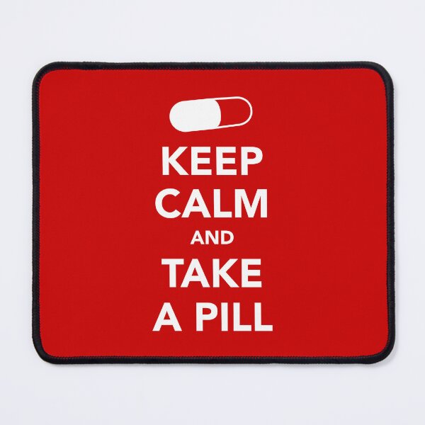 Item preview, Keep Calm and Take A Pill - Funny Medical & Pharmacy Joke Design designed and sold by knappidesign.