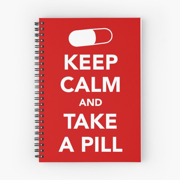 Item preview, Keep Calm and Take A Pill - Funny Medical & Pharmacy Joke Design designed and sold by knappidesign.