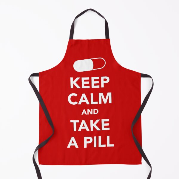 Item preview, Keep Calm and Take A Pill - Funny Medical & Pharmacy Joke Design designed and sold by knappidesign.