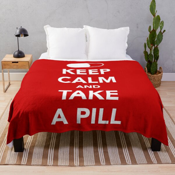 Item preview, Keep Calm and Take A Pill - Funny Medical & Pharmacy Joke Design designed and sold by knappidesign.
