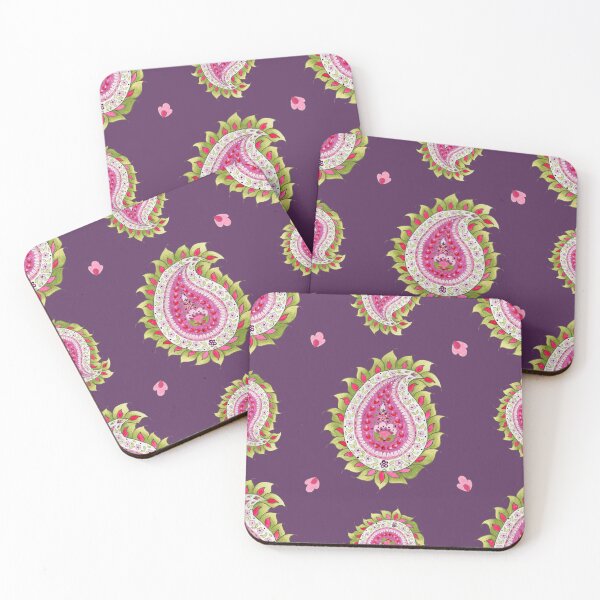 Item preview, Mughal Lotus - Plum Velvet designed and sold by Piret Victoria Ribas.