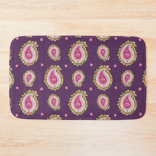 Item preview, Mughal Lotus - Plum Velvet designed and sold by Piret Victoria Ribas.