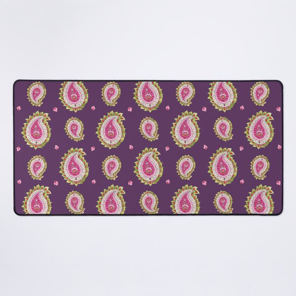 Item preview, Mughal Lotus - Plum Velvet designed and sold by Piret Victoria Ribas.