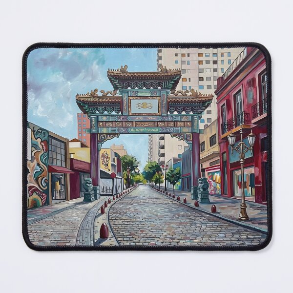 Item preview, Barrio Chino Buenos Aires Wall Art – Belgrano Chinatown designed and sold by POSTERIOCREW.