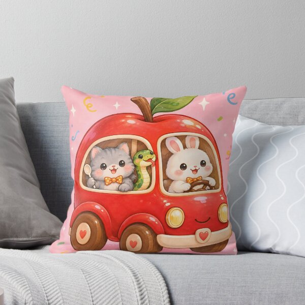 Item preview, Cute Apple Car Animal Adventure designed and sold by Pure Craft.