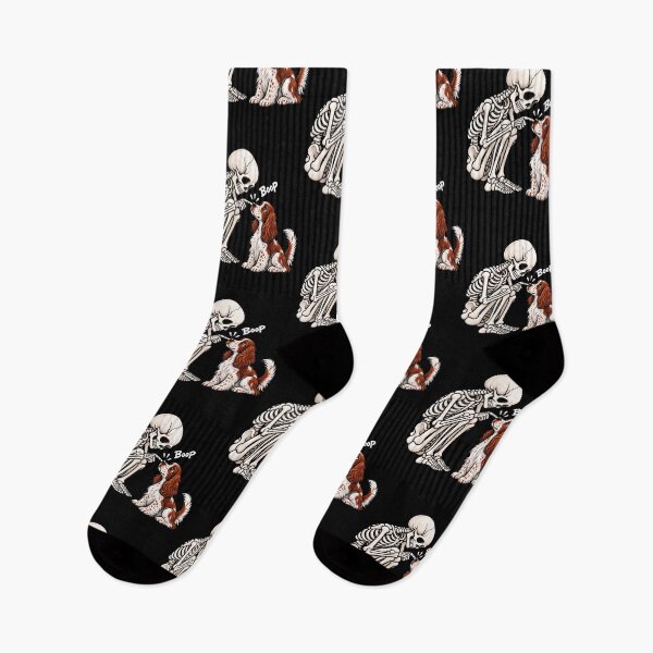 Item preview, Funny Skeleton Irish Red and White Setter Dog Boop Halloween Design Mom Dad designed and sold by rafaeltto.