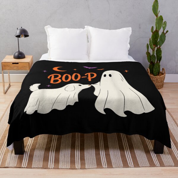 Item preview, Boo Boo-p Dog Ghost Funny Halloween Dog Lovers Dog Mom designed and sold by Gargamal.