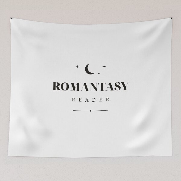 Item preview, Romantasy Reader — Fantasy Romance Bookish Design (Black) designed and sold by WellReadThreadz.