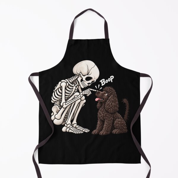 Item preview, Funny Skeleton Irish Water Spaniel Dog Boop Halloween Design Mom Dad designed and sold by rafaeltto.