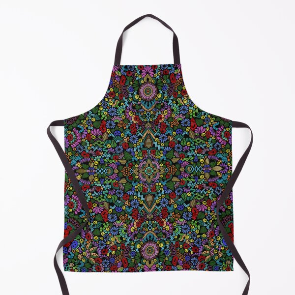 Item preview, Psychedelic Kaleidoscope Mandala and Intricate Tribal Pattern designed and sold by FioreDiCiliegio.