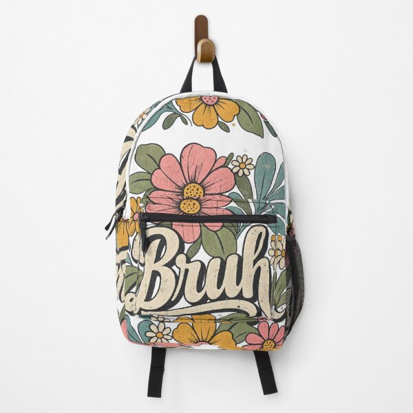 Item preview, Retro Floral Bruh Vintage Flower Graphic designed and sold by SaltTribe.
