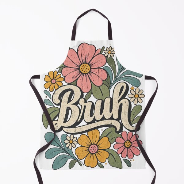 Item preview, Retro Floral Bruh Vintage Flower Graphic designed and sold by SaltTribe.
