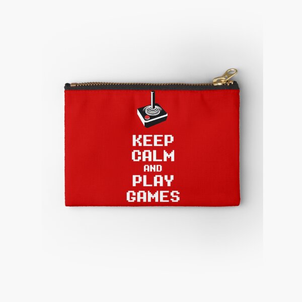 Item preview, Keep Calm and Play Games - Retro Gamer & Video Game Art Design designed and sold by knappidesign.