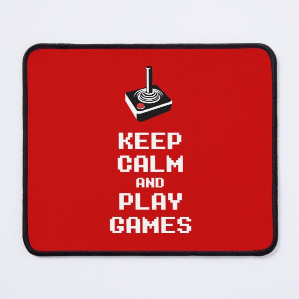Item preview, Keep Calm and Play Games - Retro Gamer & Video Game Art Design designed and sold by knappidesign.