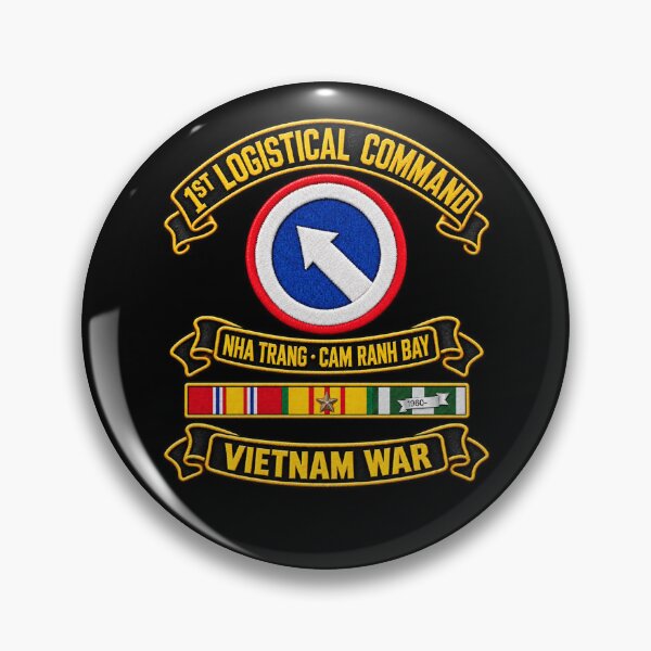 Item preview, Army - 1st Logistical Command - SSI - Nha Trang - Cam Ranh Bay - Vietnam War - VN SVC - 3D - Enhanced designed and sold by Military Insignia Products.