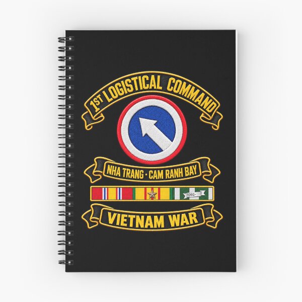 Artikelvorschau, Armee – 1. Logistikkommando – SSI – Nha Trang – Cam Ranh Bay – Vietnamkrieg – VN SVC – 3D – Erweiterte Version entworfen und verkauft von Military Insignia Products.