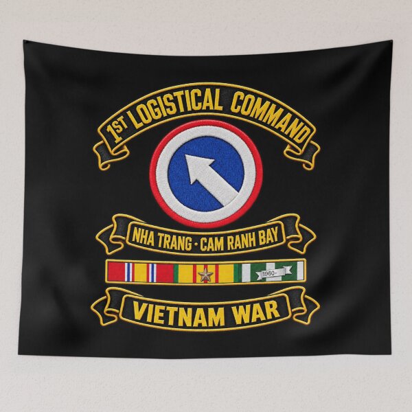 Item preview, Army - 1st Logistical Command - SSI - Nha Trang - Cam Ranh Bay - Vietnam War - VN SVC - 3D - Enhanced designed and sold by Military Insignia Products.